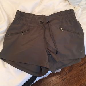 Olive Green Champion Shorts